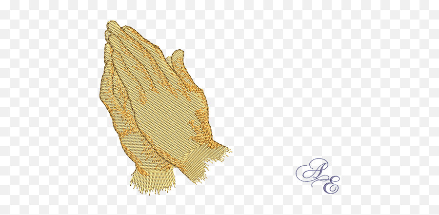 Art Of Embroidery - Praying Hands Machine Embroidery Designs Knitting Png,Prayer Hands Png