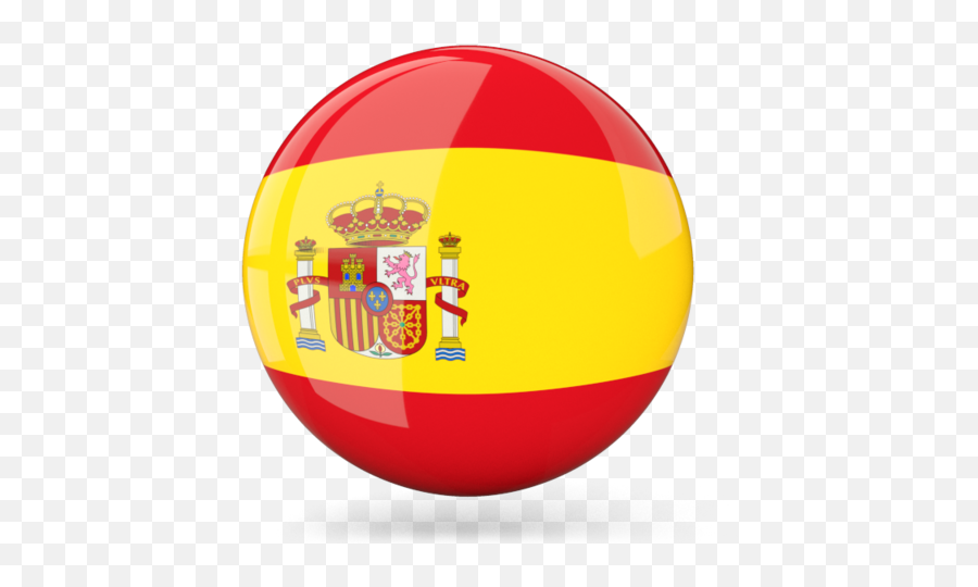 Round Icon - Spain Flag Round Transparent Png,Spanish Png