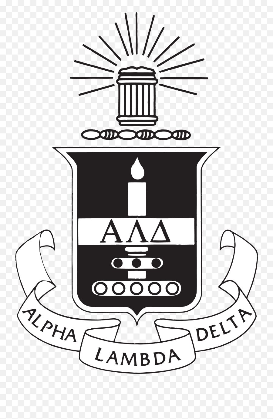 Media Kit U2014 Alpha Lambda Delta - Alpha Lambda Delta Logo Png,Crest Png