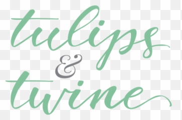 Tulips And Twine U2014 Chelsea Foster - Calligraphy png