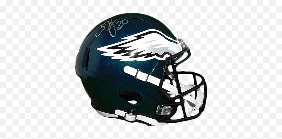 Brian Dawkins Signed Full - Size Speed Replica Helmet Jsa Philadelphia Eagles Png,Eagles Helmet Png