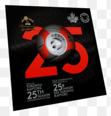 2020 Toronto Raptors 25th Season Coin - Raptors Coin Canada Post Png,Raptors Png