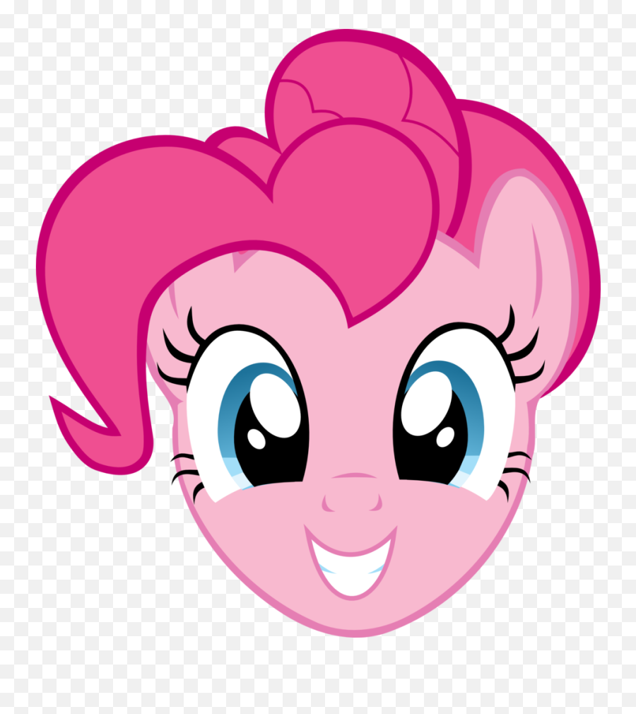 Pinkie Pie Safe Simple Background - Printable My Little Pony Face Png,Pinkie Pie Transparent
