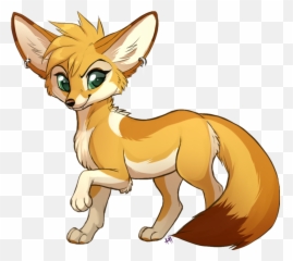 Fennec Fox Furry Art - Anime Fennec Fox Drawing Png,Fennec Fox Png