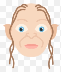 Elf Gollum Lord Of The Ring Smeagol Icon - Lord Of The Rings Characters Art Png,Gollum Png