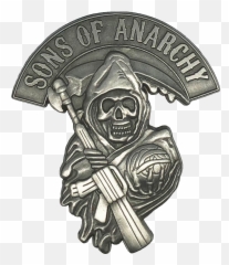 Sons Of Anarchy Badge Pin - Full png