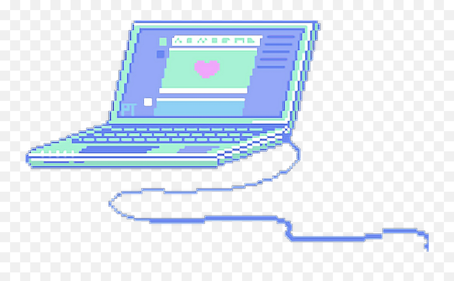 Download Report Abuse - Pc Aesthetic Png Full Size Png Pixel Art Laptop Gif,Pc Png