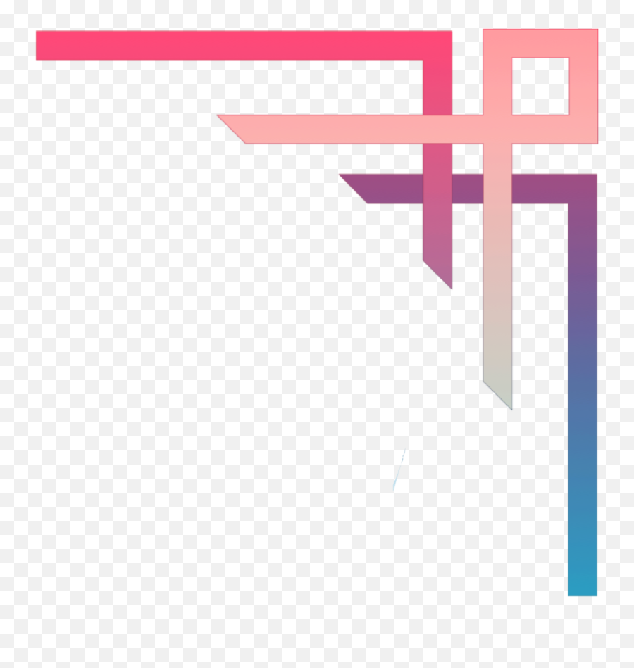 Vaporwave Aesthetic Border Png Clipart - Aesthetic Border Png,Modern Png