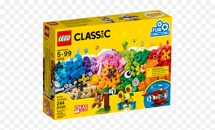Lego Classic 10712 Bricks And Gears - Lego Classic 10712 Png,Lego Brick Png