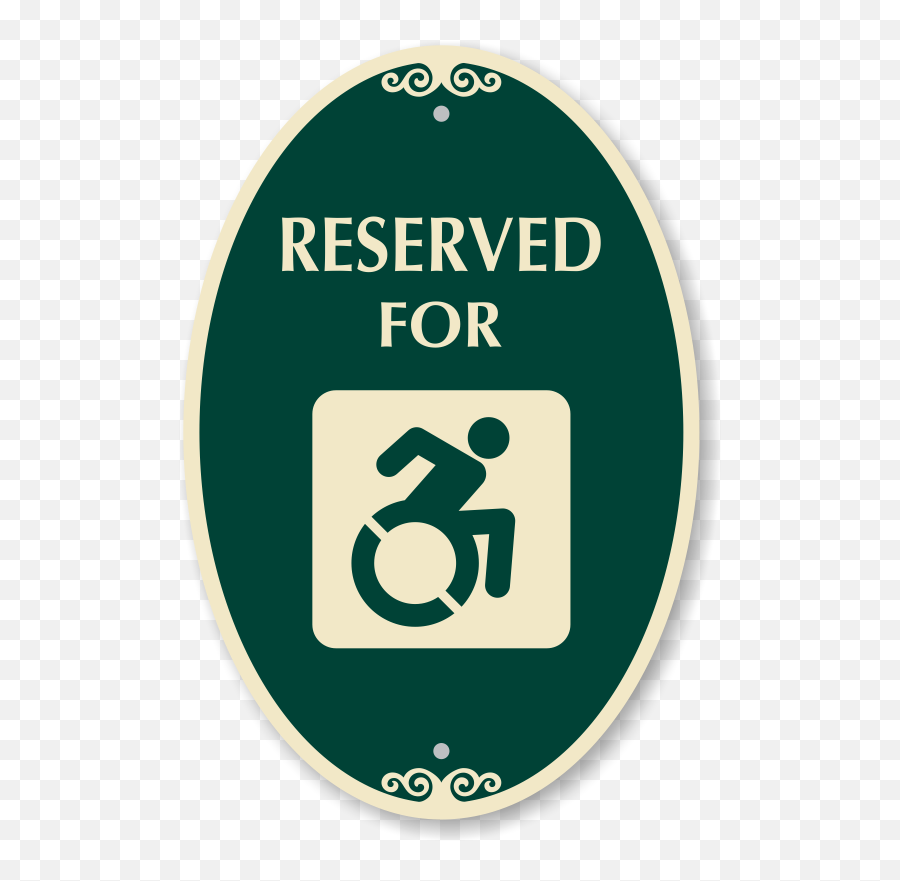 Handicap Symbol Png - No Parking On Grass Sign Transparent Decorative Video Surveillance Signs,Handicap Png