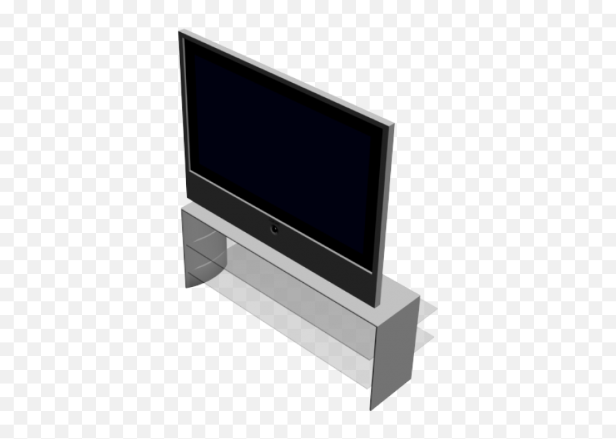 Flat Screen Tv - Cadblocksfree Cad Televisión En Autocad 3d Png,Flat Screen Tv Png