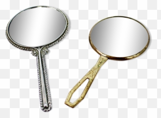 Old Hand Mirror Duo Selency - Saucepan Png,Hand Mirror Png