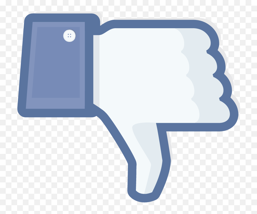 Dislike Transparent Thumbs Down - Facebook Dislike Button Png,Thumbs Down Transparent