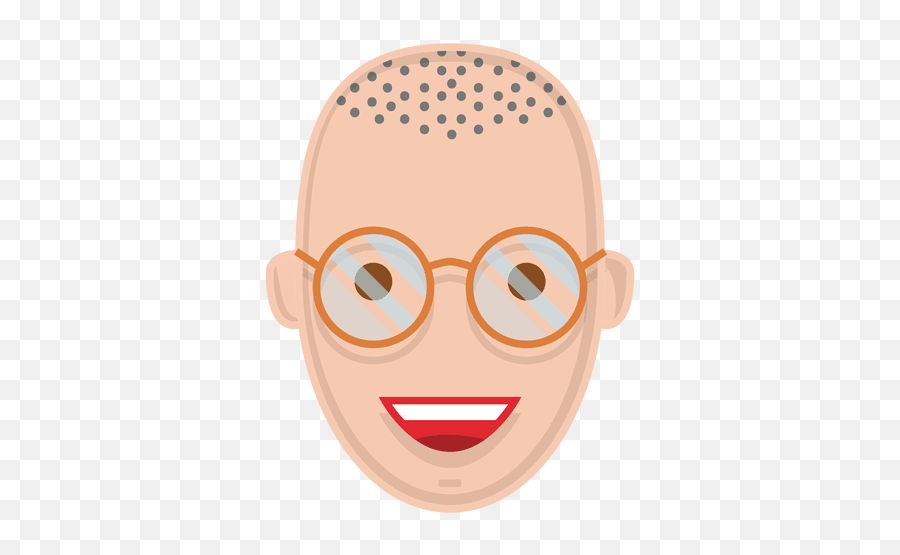 Flat Smiling Man With Glasses - Transparent Png U0026 Svg Vector Glasses,Cartoon Glasses Transparent