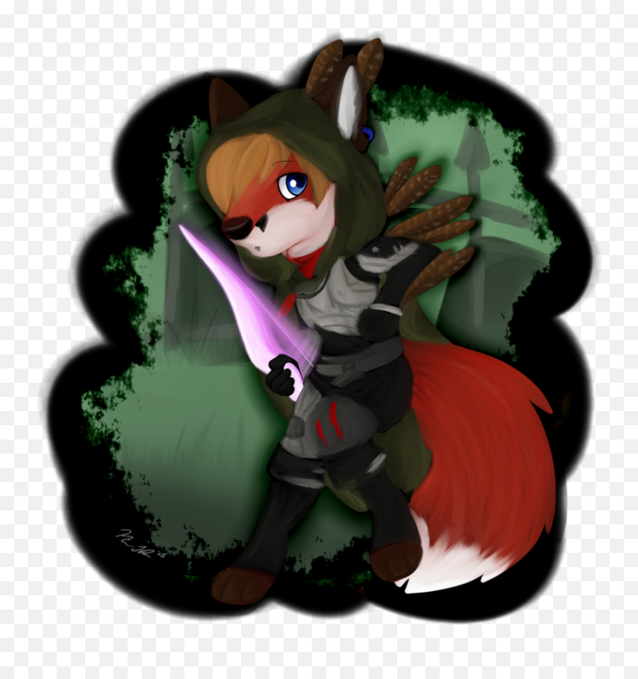 Destiny Hunter Fox By Crazyredfox - Fur Affinity Dot Net Mythical Creature Png,Destiny Hunter Png