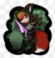Destiny Hunter Fox By Crazyredfox - Fur Affinity Dot Net Mythical Creature Png,Destiny Hunter Png