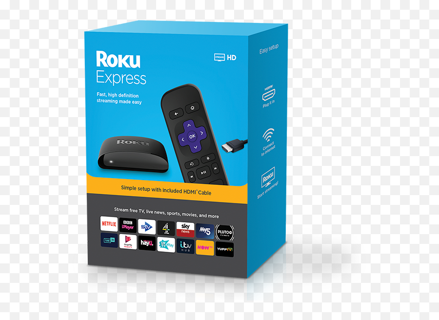 Review U2013 Roku Express Streaming Player Tv - Roku Png,Roku Png