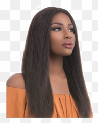 Natural Straight 22 - Lace Wig png