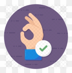 Okay Icon - Sign Language Png,Okay Png