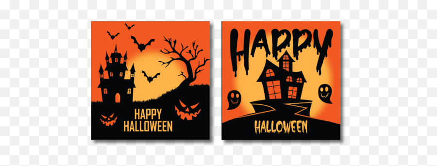Halloween Holiday Party Banner Vectors - Horizontal Png,Party Banner Png