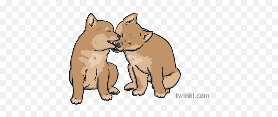 Dingo Puppies Illustration - Twinkl Animal Figure Png,Puppies Png