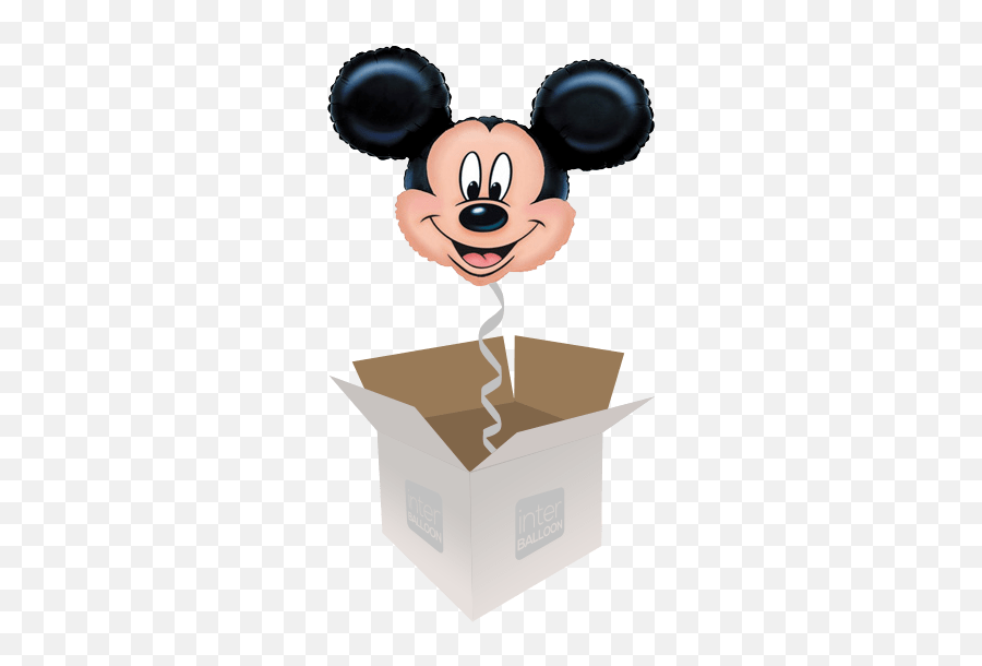 Disney Helium Balloons Delivered In The Uk By Interballoon - Mickey Mouse Balloons On Sticks Png,Mickey Mouse Head Png