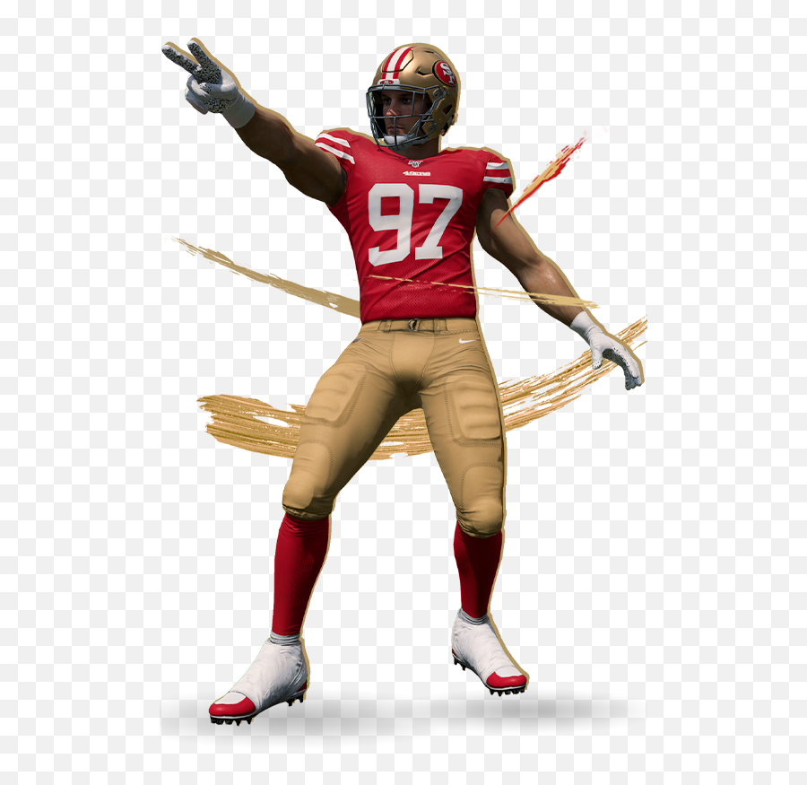 Madden Nfl 20 Superstar X - Factor Nick Bosa Superstar Nick Bosa Madden 20 Png,Alvin Kamara Png