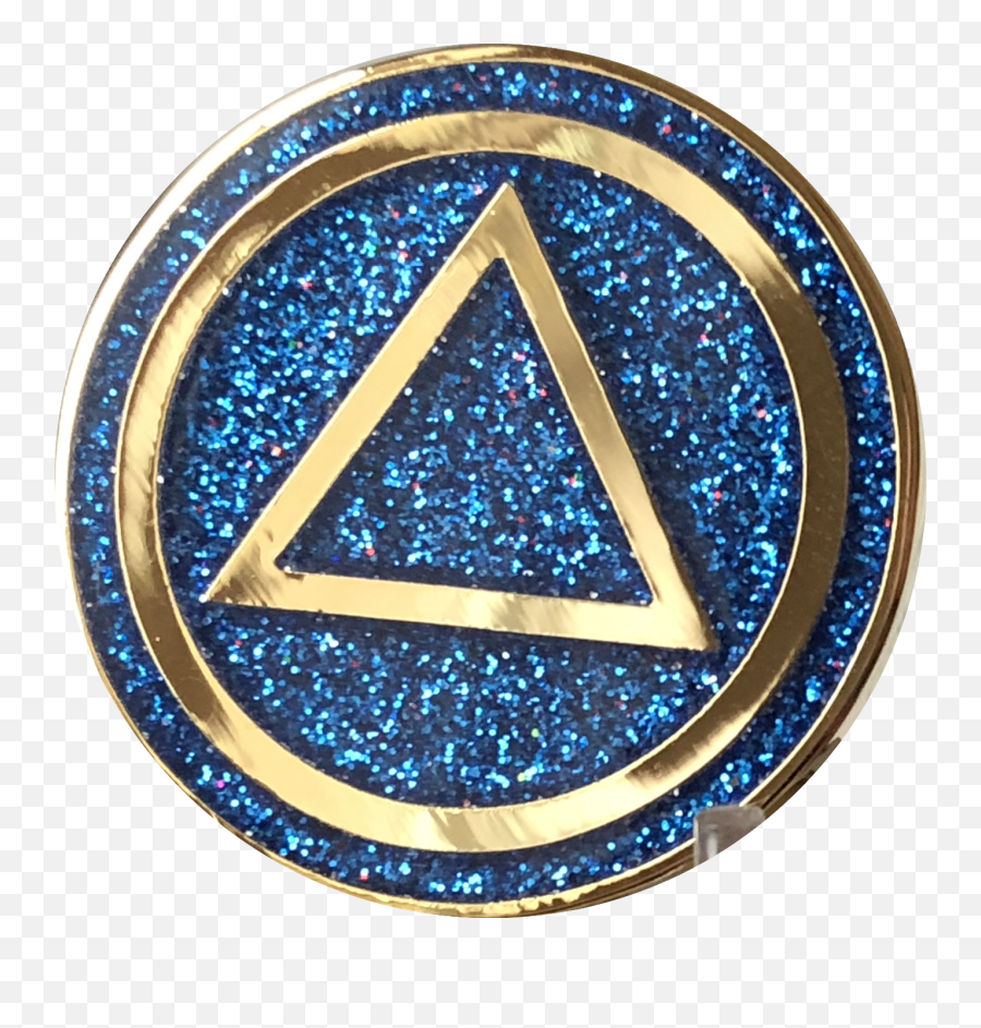 Aa Circle Triangle Logo Reflex Blue - Sobriety Coin Png,Triangle Logo