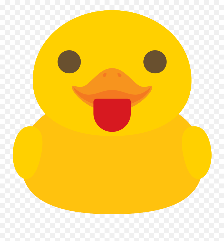 Free Duck Emoji Tounge Png With - Duck Emoji Transparent Background,Emogi Png