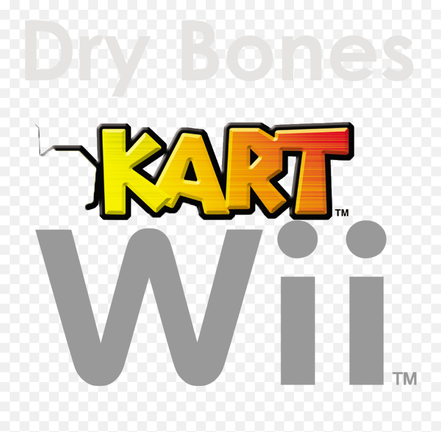 Download Hd Dry Bones Kart Wii Logo - Mario Kart Double Dash Mario Kart Double Dash Png,Wii Logo Png