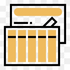 Artistic Chalkboard Drawing Colored Icon - Horizontal png