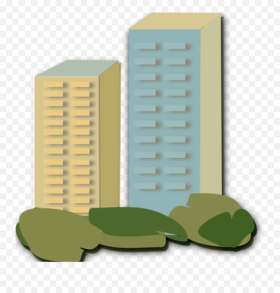 Building Blocks Png - Illustration Of Apartment Buildings Block Of Flats Clipart,Building Blocks Png