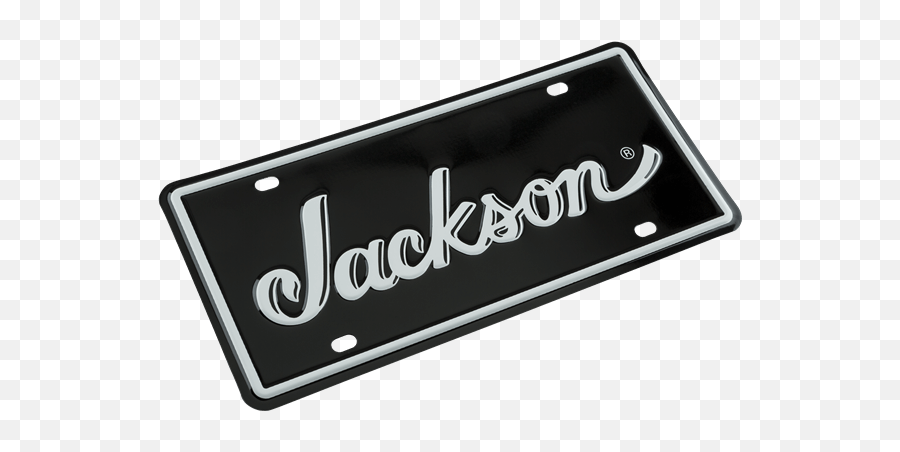 Jackson Guitars Logo License Plate - Jackson Guitars Png,Jackson Guitars Logo