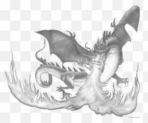 Fire Cartoon Png - Fire Breathing Dragon Clipart Drawing