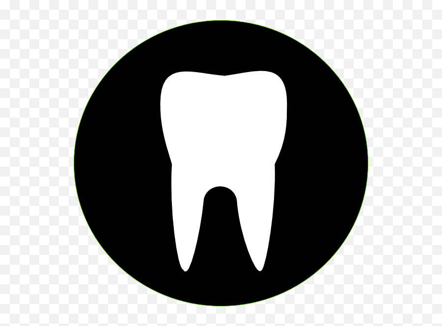 Black Tooth Outline - Phone Book Icon Png,Tooth Png