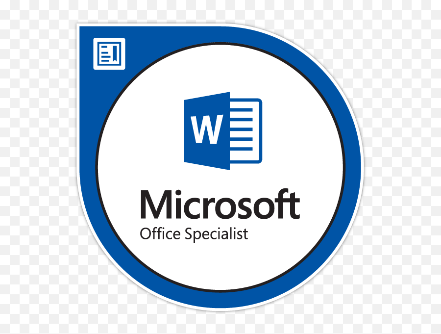 Microsoft Office Specialist U2022 My Online Training Hub - Mos Word 2016 Png,Microsoft Azure Logos