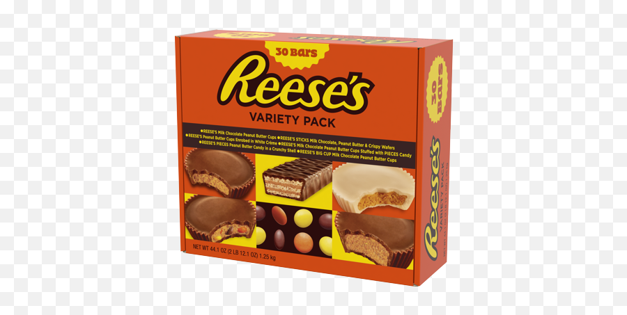 Reeseu0027s Holiday Peanut Butter Candy Bar Variety Gift Pack Png Bars