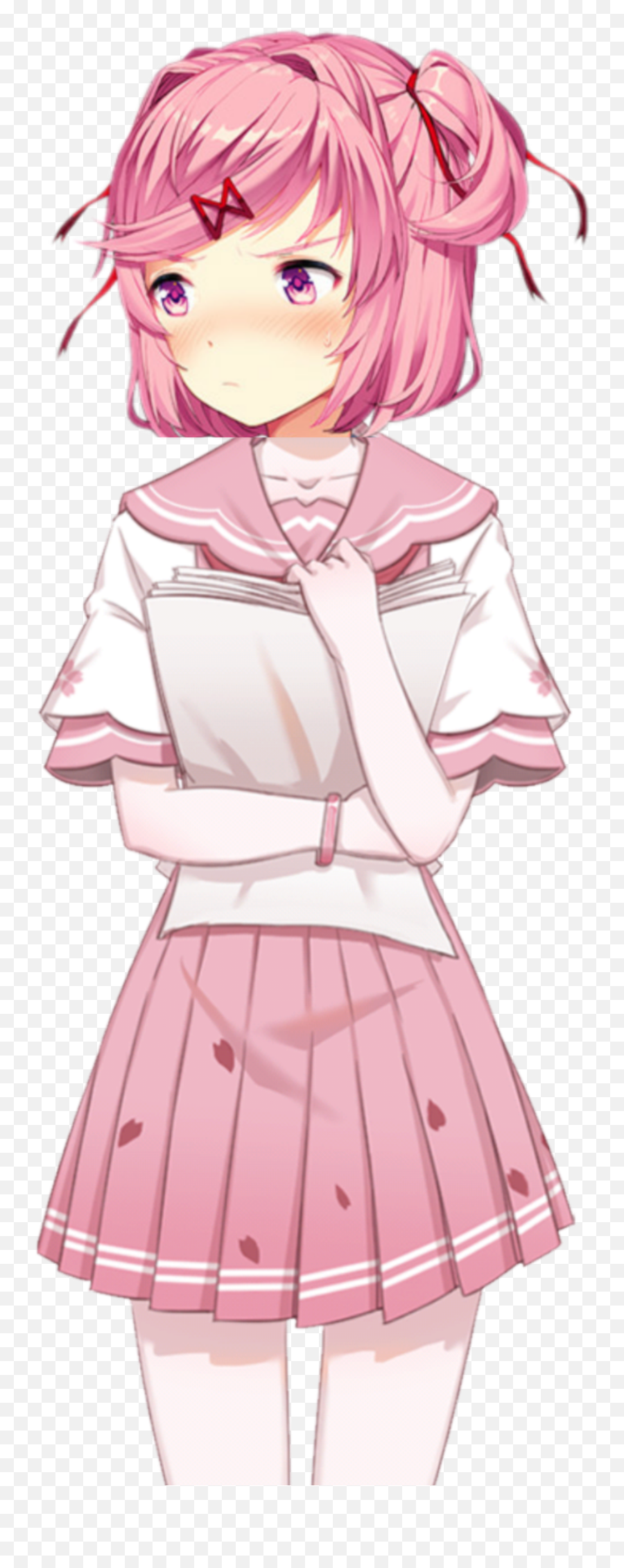 Natsuki Natsukiddlc Ddlc Sticker - Dead Natsuki In Doki Doki Literature Club Png,Natsuki Transparent