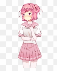 Natsuki Natsukiddlc Ddlc Sticker - Dead In Doki Literature Club png