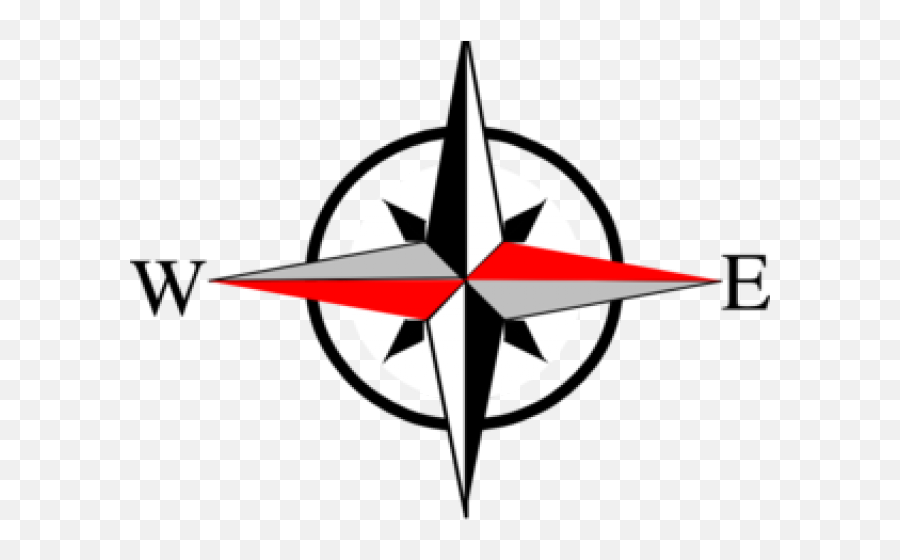 South Clipart Compass - North South West East Direction Logo Png,North Png