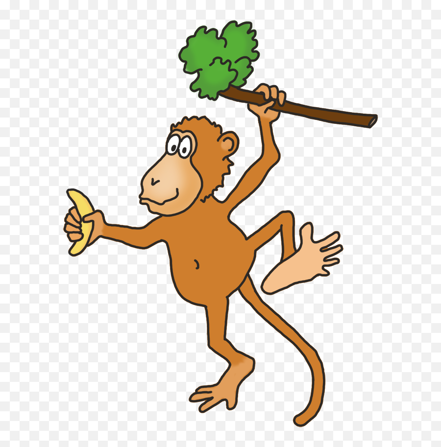 Funny Monkey Drawings - Monkey Clip Art Clip Art Png,Monkey Transparent Background