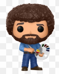 Pin - Walking Dead Pop Figures Png,Bob Ross Transparent Background
