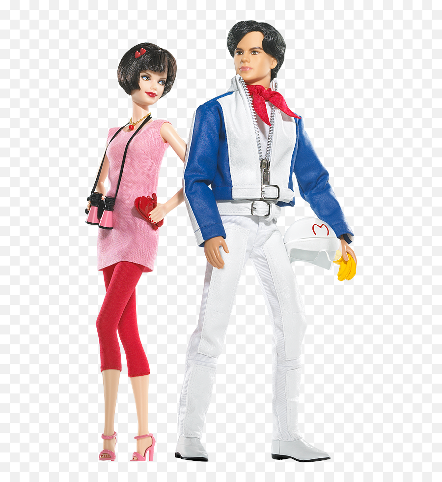 Speed Racer Barbie Doll And Ken - Barbie Collector Ken Doll Png,Speed Racer Png