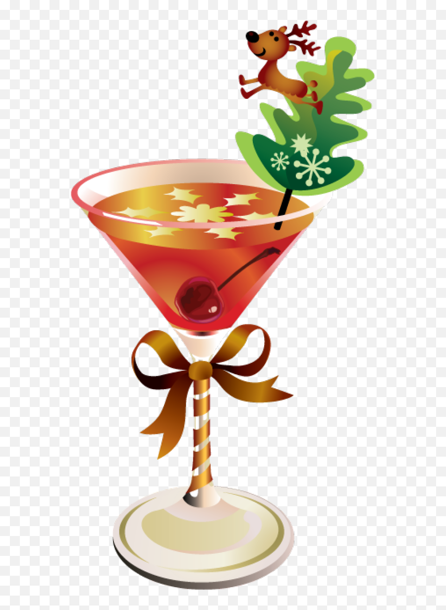 Cocktail Svg Free Download Png Files - Clipart Christmas Drink,Martini Png