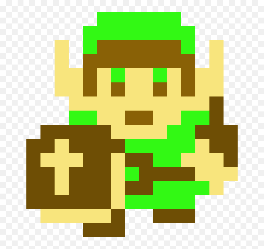 Pixilart - The Legend Of Zelda By Glmanh06 Link 8bit Png,Legend Of Zelda Icon