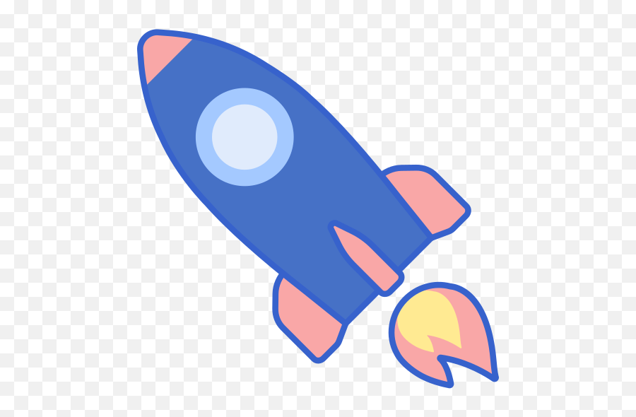 Rocket - Vertical Png,Rocket Flat Icon