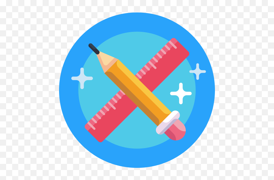 Ruler And Pencil - Free Art And Design Icons Office Instrument Png,Pencil Ruler Icon