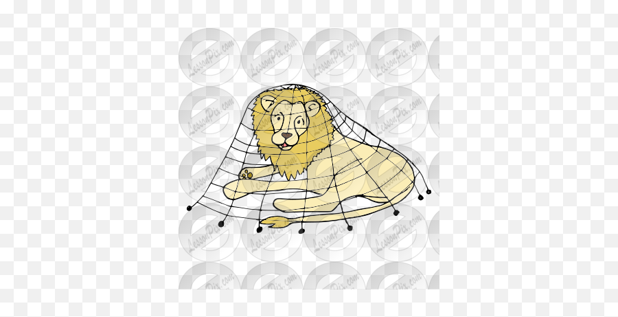 Trapped Lion Picture For Classroom - East African Lion Png,Trapped Icon