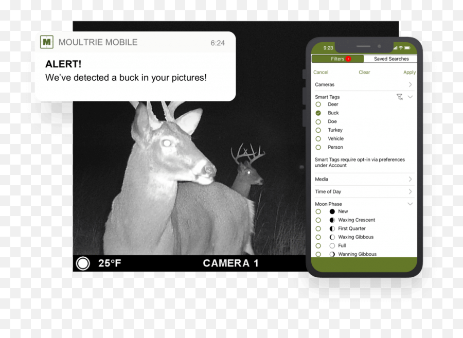 Moultrie Mobile App Trail Camera Android U0026 Iphone - Mobile Phone Png,Deer Icon Tumblr