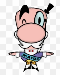Gamecube - The Powerpuff Girls Relish Rampage Mayor Fictional Character png